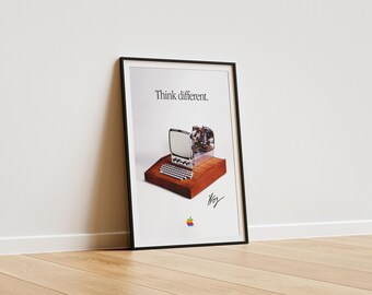 muku　Apple Poster Vintage Apple Collection 13x18 Black Ornate Wood Framed with