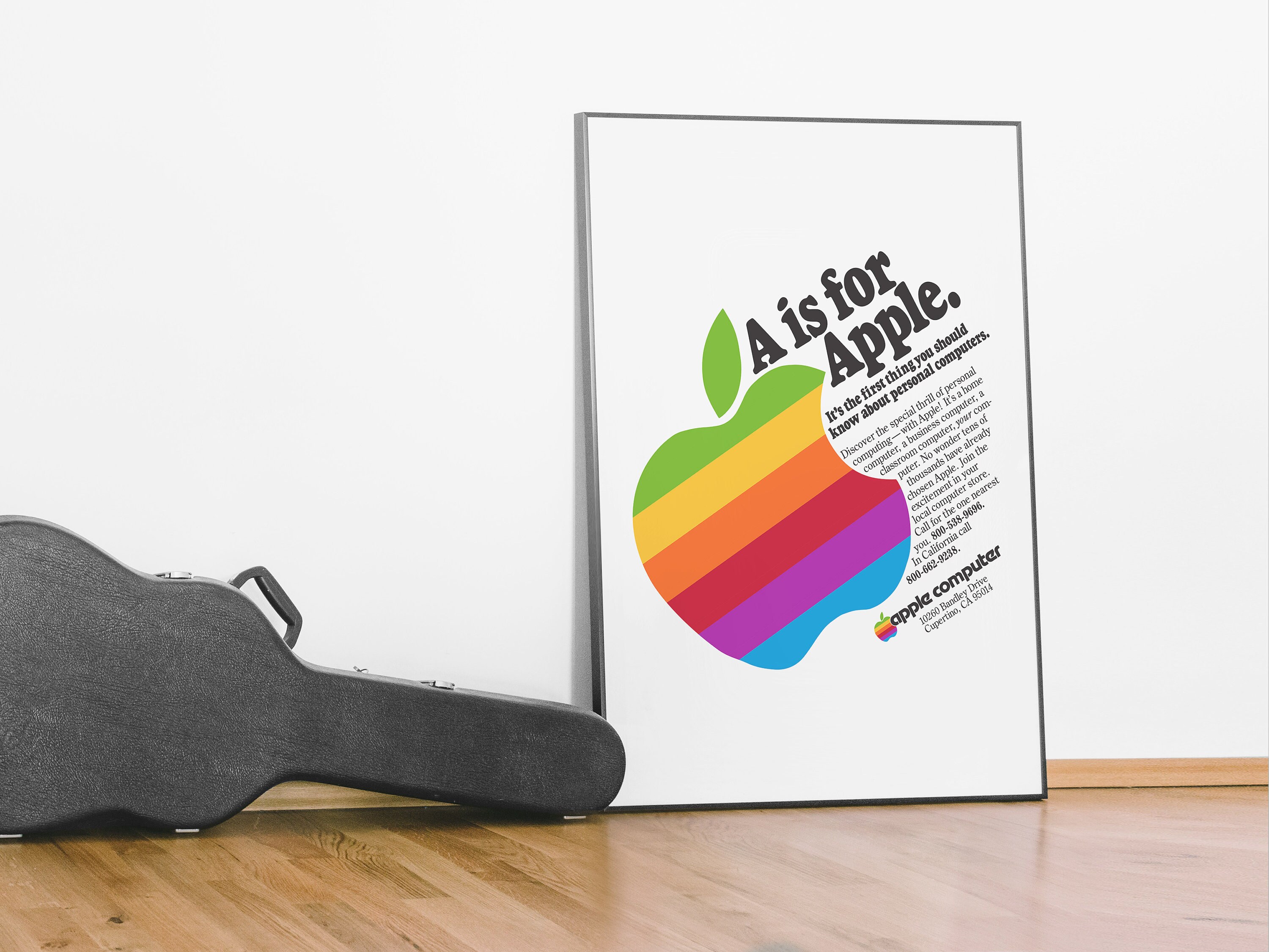 Vintage Apple Ad Poster: Retro Tech Print (digital Download) - Etsy UK
