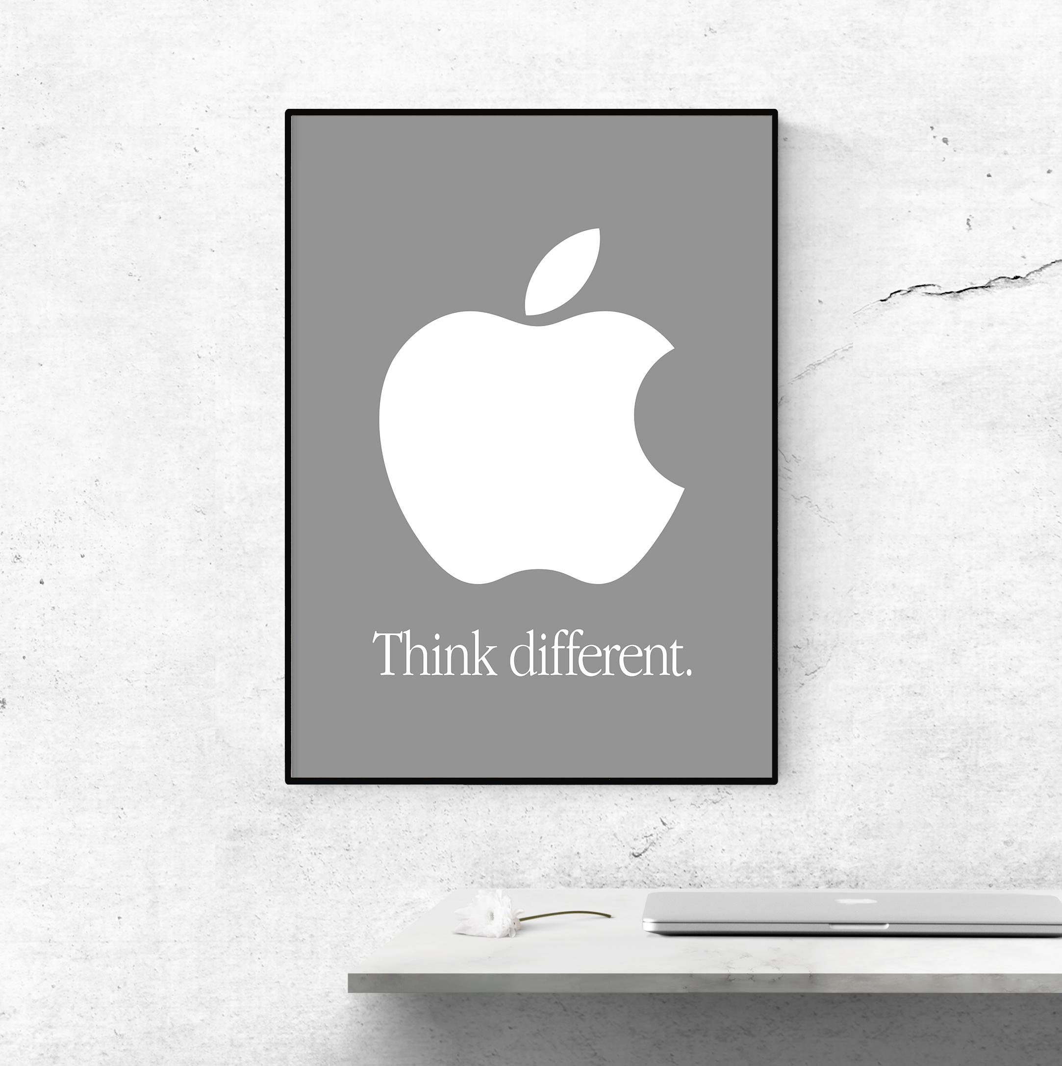 Apple Think Different Digital Logo - Etsy