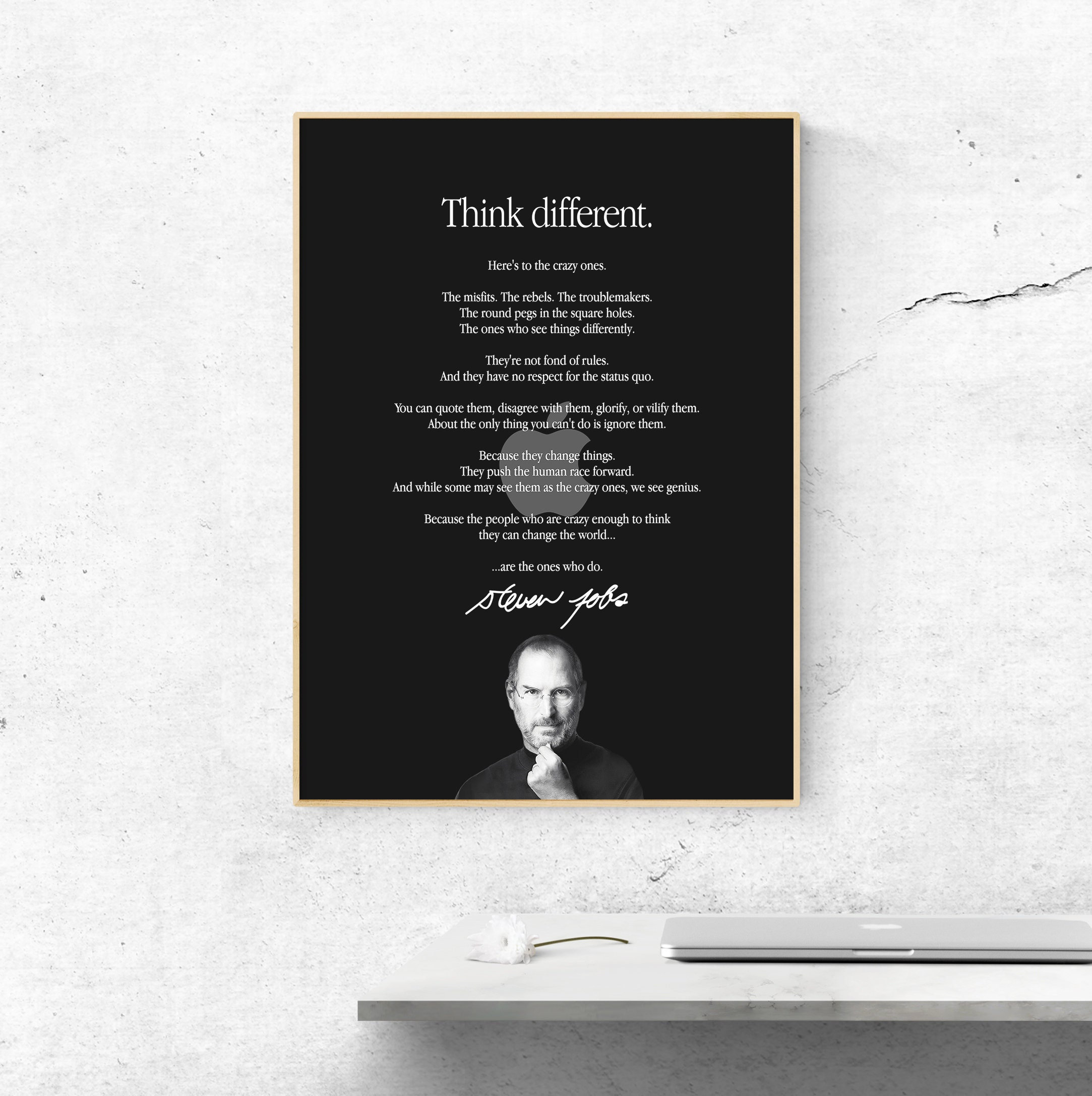 その他 Apple Think different Poster Apple 