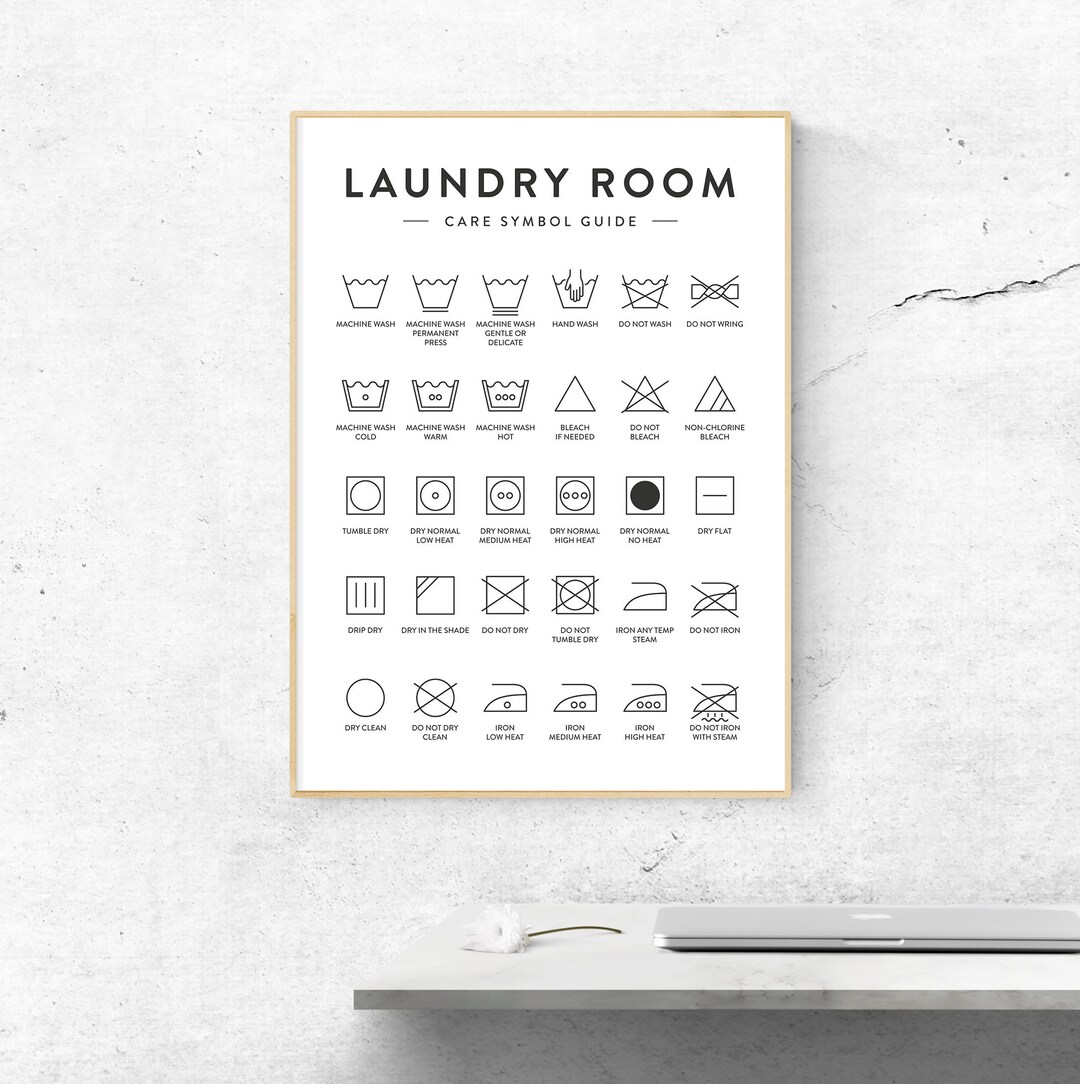 Laundry Sign Poster, Laundry Sign Printable, Laundry Decor Poster