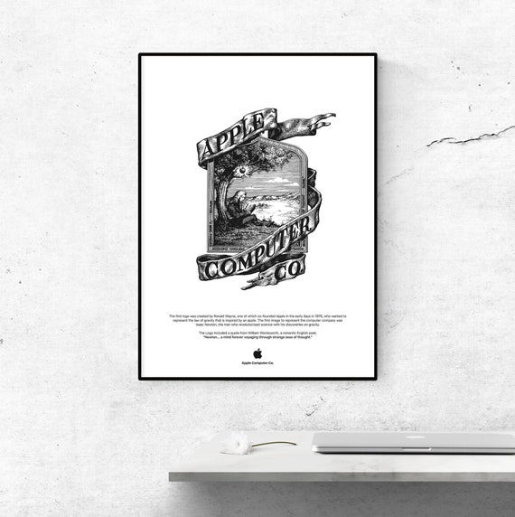 muku　Apple Poster muku Apple Poster Apple Vintage Poster - Five Color iMacs i