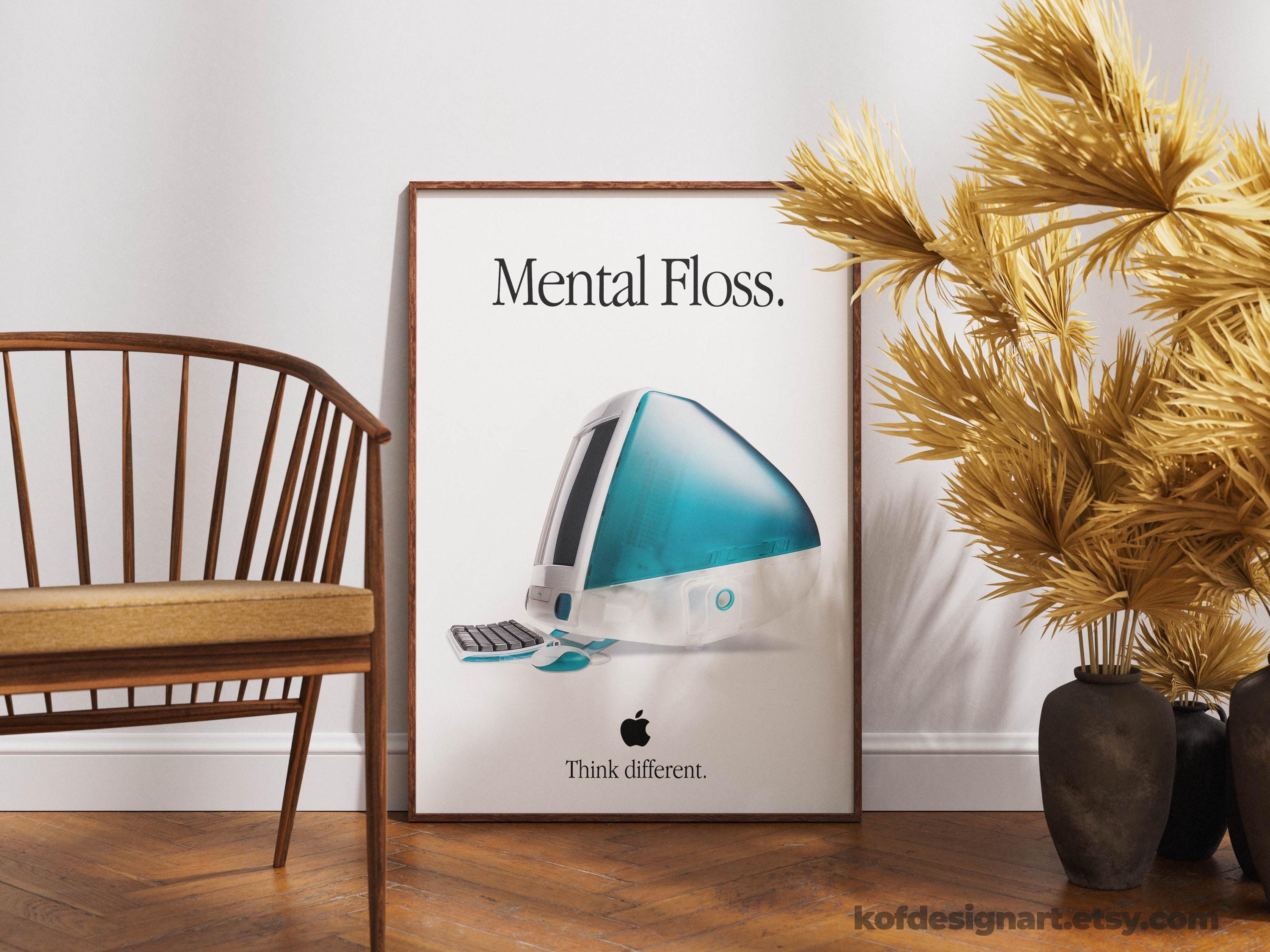Imac G3 Poster, Mental Floss, Retro Macintosh Print (digital