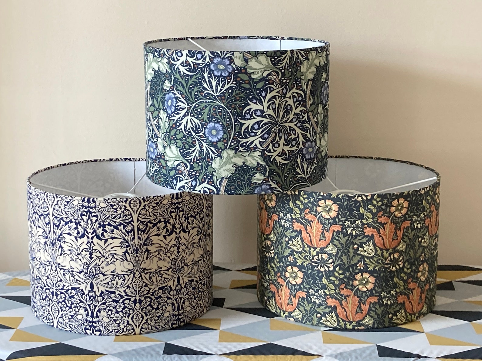 William Morris Lampshades / Ceiling /pendant /table / Handmade Etsy UK