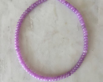 Perfect Purple Gemstone Necklace