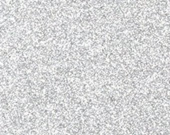 Glitter Paper Silver | PACK OF 5 | Smooth Touch Silver Glitter Paper | Decorative A4 glitter covered paper in silver colour
