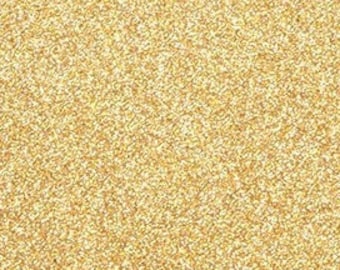 Glitter Paper Gold | PACK OF 5 | Smooth Touch Gold Glitter Paper | Decorative A4 glitter covered paper in gold colour