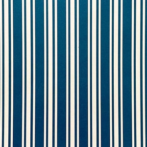 Papier à rayures classique en bleu marine. PAQUET DE 5 . Papier décoratif . Papier à motifs . Papier A4. Pack de papeterie . Artisanat américain. Artisanat en papier