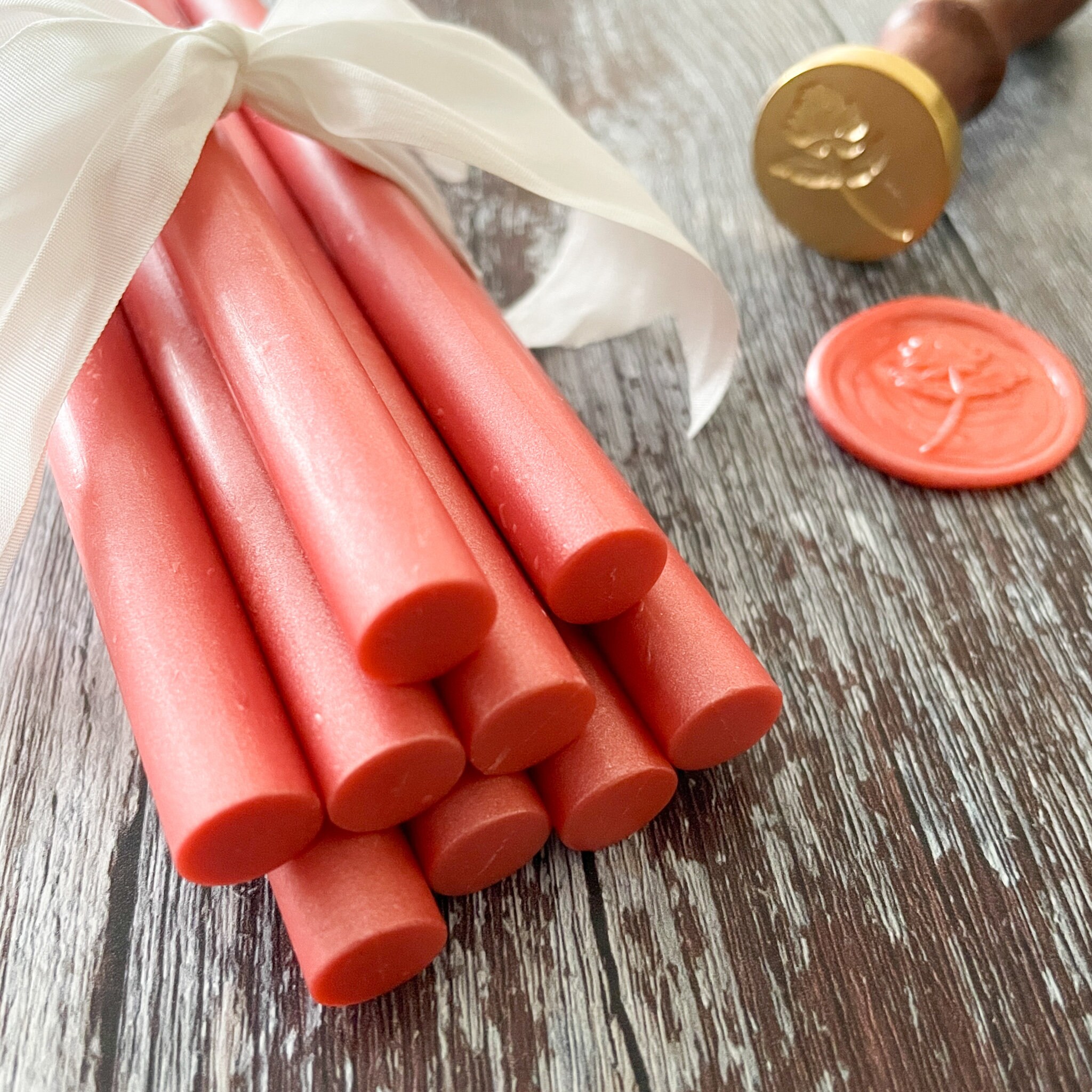 20 Pieces Glue Gun Wax Seal Sticks for Wax Seal Glue Gun, Envelope Seal Glue Gun Sealing Wax Mini Glue Stick Great for Letter Wax Sealing Stamp (Red)