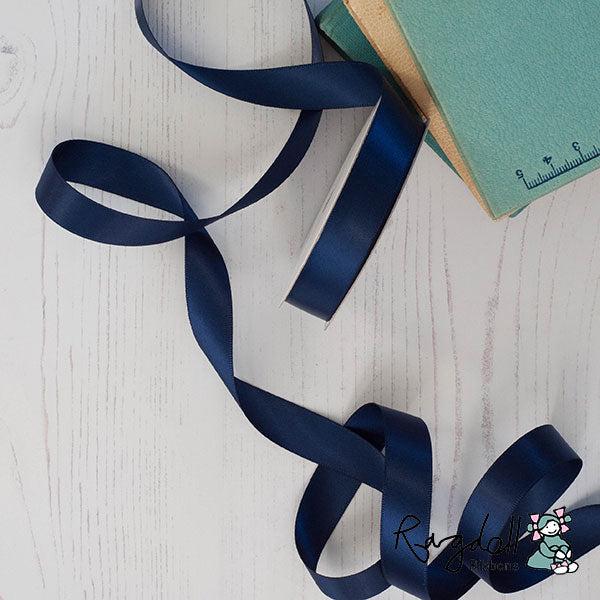 Navy Satin Ribbon | Navy Blue Ribbon Available in Various Sizes | 13mm ...