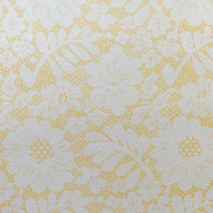 Chantilly Lace Paper Soft Peach . PACK OF 5 . Decorative Paper . Patterned Paper . A4 Paper . Stationery Pack . Paper Crafts . Scrapbook .
