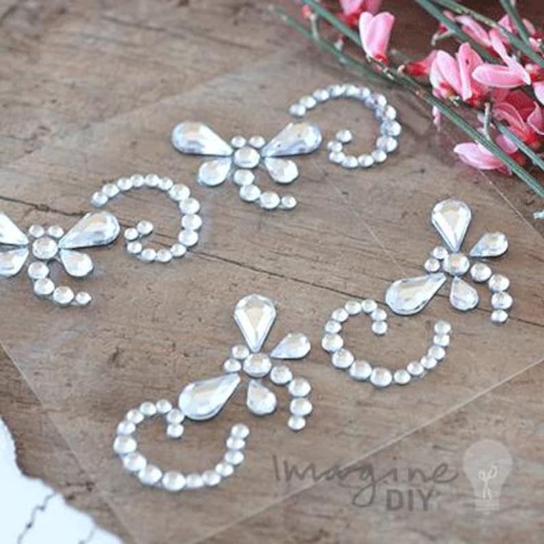 Crystal Dragonfly Self Adhesive Stickers  ImagineDIY