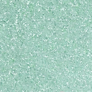 A3 Glitzerkarte - Aquamarine | Großer Bogen helltürkisfarbene Glitzerkarte | Dekorative A3 glitzerbeklebte Karte