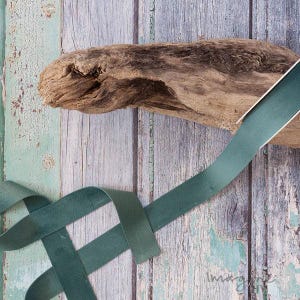 Deluxe Sage Green Velvet Ribbon | Soft Velvet Ribbon in Sage Green Colour | 25mm or 40mm wide