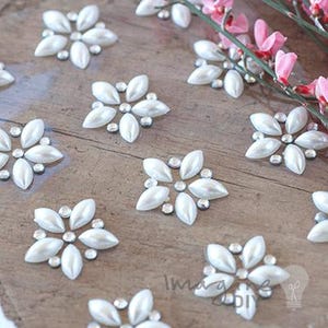 zelfklevende Madison Pearl | Decoratieve plakparelversieringen | Stickers met mooie parels | DIY-uitnodigingsdecoraties | Kaarten maken