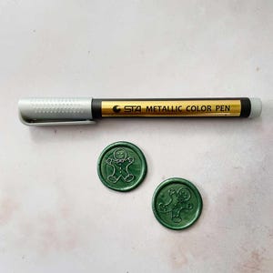 Wax Seal Highlighter Pen - Metallic Silver | Silver Decoration For Wax Seals | Add Silver Details To Wax Seal Stamps