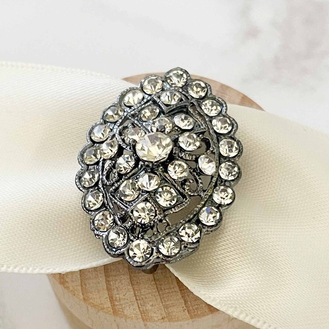 Pack of 5 Emily Crystal Ribbon Sliders | Decorative Crystal Buckles ...