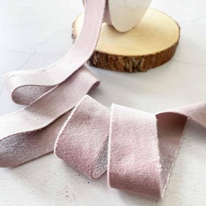 Cinta de terciopelo Deluxe Lilac Mist / Cinta de terciopelo suave y de lujo de Vivant / Color lila pálido / Ancho de 25 mm o 40 mm