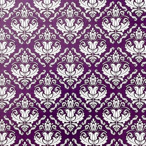 Papier Amelia en violet . PAQUET DE 5 . Papier décoratif . Papier à motifs . Papier A4. Pack de papeterie . Artisanat en papier