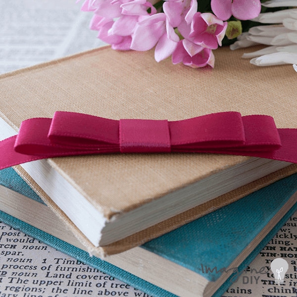 Flat Bow in Raspberry Red | Ready Made Satin Bows | Perfect for Decorating Wedding Invitations, Stationery, Gift Wrap etc.