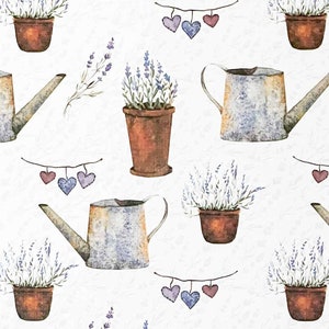 Country Garden Paper . PACK OF 5 . Decorative Paper . Patterned Paper . A4 Paper .