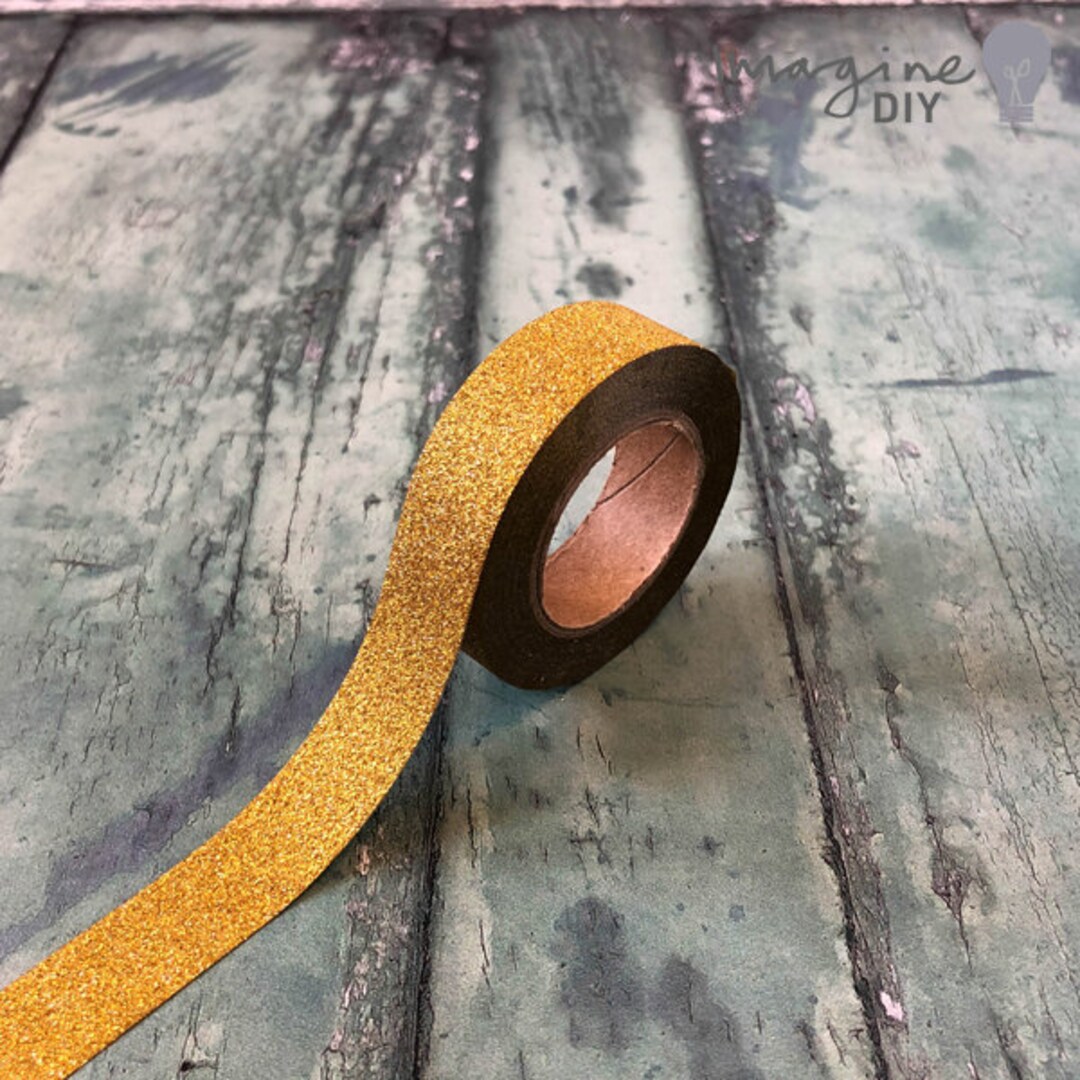 Glamour Gold Glitzer Tape Selbstklebendes Glitzer Tape Glitzer