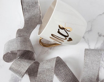 Silver Metalino Ribbon