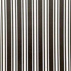 Papier à rayures classique en noir. PAQUET DE 5 . Papier décoratif . Papier à motifs . Papier A4. Pack de papeterie . Artisanat américain. Paquet de papier.