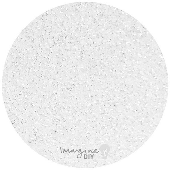Glitter Paper Bright White Bright White Glitter Covered Etsy