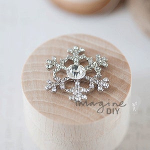 Rhinestone Snowflake - Etsy