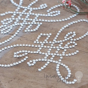 Crystal Flourish zelfklevend (2 stuks) | Decoratieve kristallen stickers | Plak strassteenversieringen op | DIY-uitnodigingen | Kaarten maken