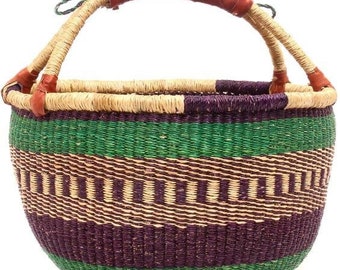 Bolga basket, Large basket,  African Market basket, Bolgatanga Baskets, Storage basket, Gift basket, Made in Ghana