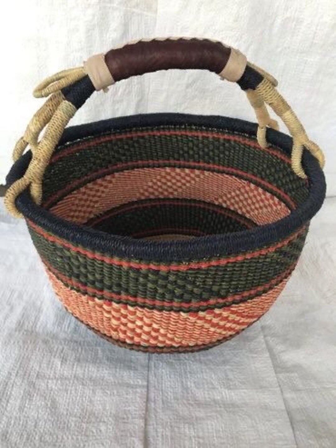 Bolga Basket, Large Basket, African Market Basket, Bolgatanga Baskets