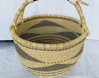Bolga basket, Large basket,  African Market basket, Bolgatanga Baskets, Storage basket, Gift basket, Made in Ghana