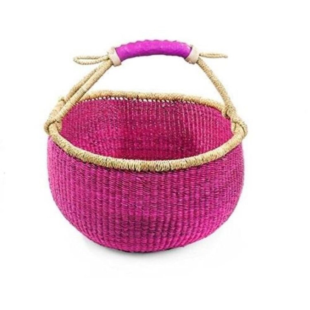 Bolga Basket, Large Basket, African Market Basket, Bolgatanga Baskets
