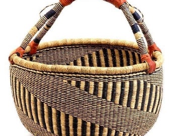 Bolga basket, Large basket,  African Market basket, Bolgatanga Baskets, Storage basket, Gift basket, Made in Ghana