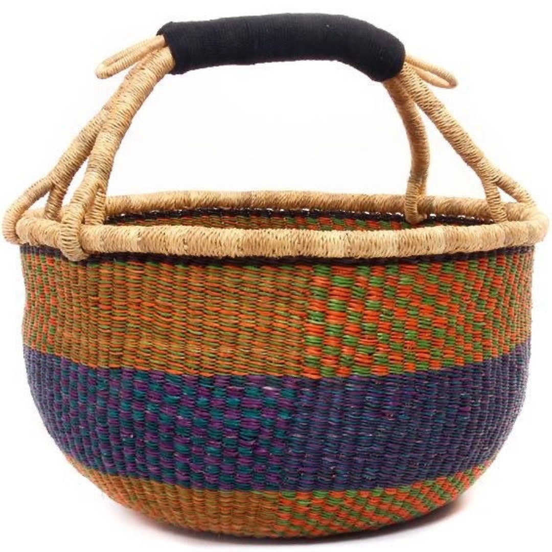 Bolga Basket, Large Basket, African Market Basket, Bolgatanga Baskets