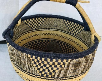 Bolga basket, Large basket,  African Market basket, Bolgatanga Baskets, Storage basket, Gift basket, Made in Ghana