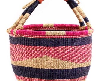 Bolga basket, Large basket,  African Market basket, Bolgatanga Baskets, Storage basket, Gift basket, Made in Ghana