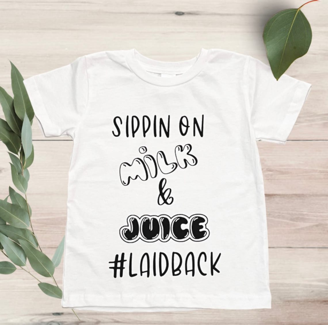 Sippin On Milk And Juice Toddler Tee Toddler Tshirts Etsy