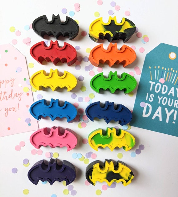 Superhero Birthday Crayon Favors II