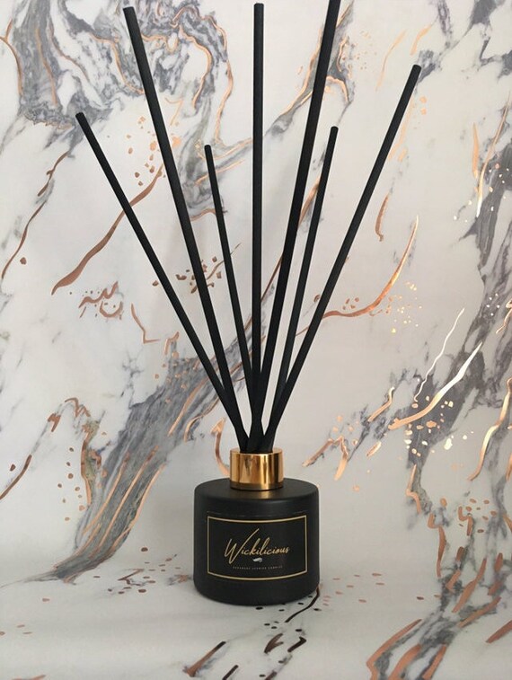 Reed diffuser black opium inspired black and gold 100ml
