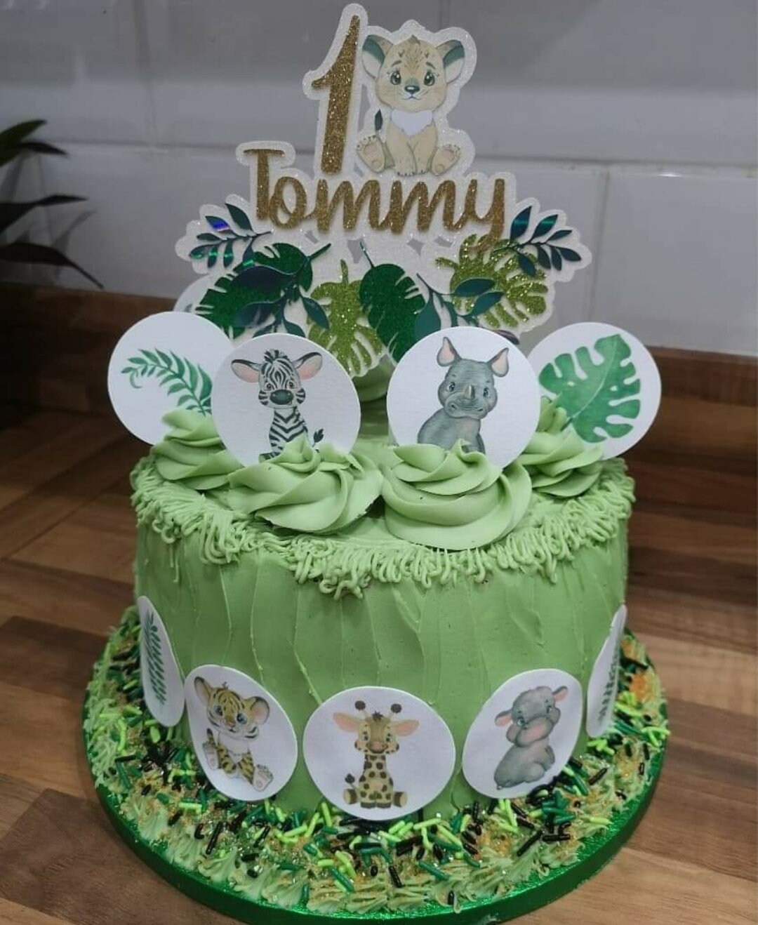 Jungle Cake Topper Etsy UK