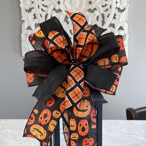 Arcs de couronne d’Halloween, arcs orange, décor d’Halloween, arcs de couronne de porte d’entrée, arcs de lanterne, couronnes d’Halloween, couronnes de porte, arc de citrouille