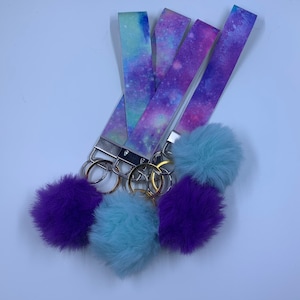 Marine Vinyl | Galaxy | Keychain Wristlet | Wristlet Keychain Fob | Gifts For Her | Key Fob | Keychain | Wrist Lanyard