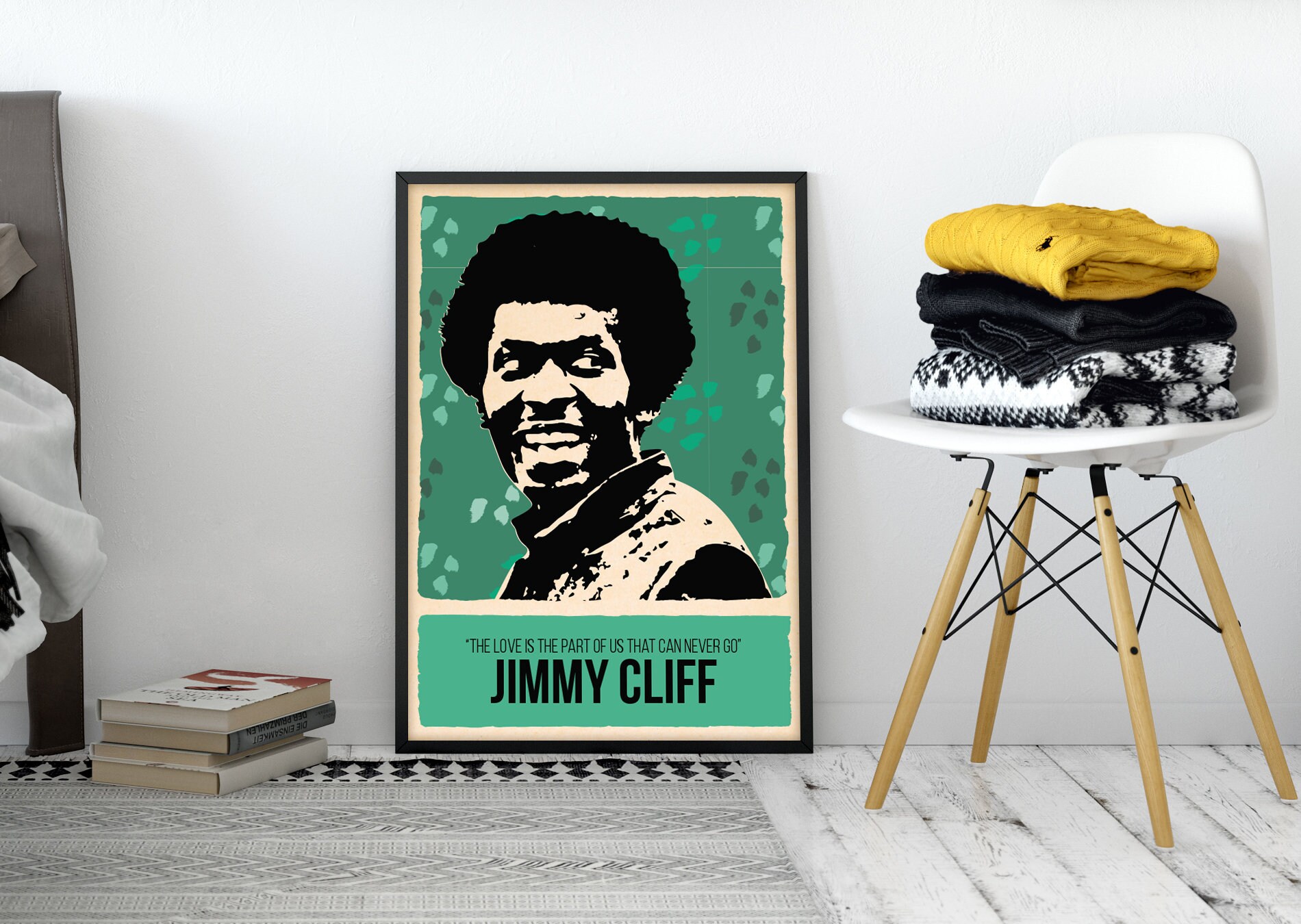 Jimmy Cliff Reggae Pop Art Poster / Jimmy Cliff poster / Jimmy | Etsy