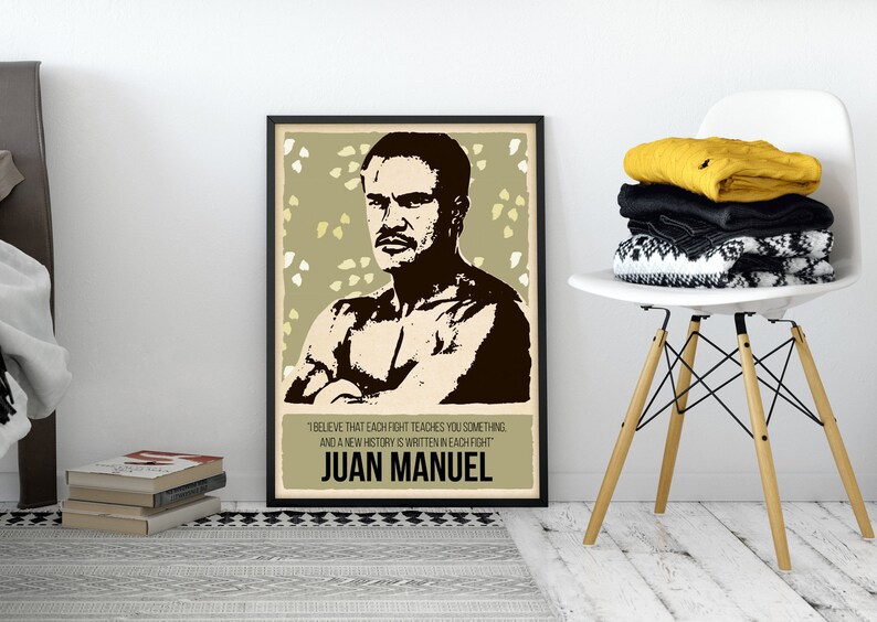 Juan Manuel Marquez Boxing Art Poster Print Juan Manuel poster Juan Manuel print Juan Manuel art