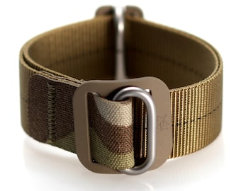 Riverine Cerakote Mil-strap, O-Rig Watch Strap, Multicam, Cordura