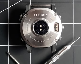 Barras de mola removíveis Garmin Ready, pacote com 4, Fenix, aço inoxidável 316, sólidas como rocha, design personalizado, larguras de haste de 20 mm, 22 mm e 26 mm