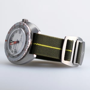 Riggerband Standard [Spring Bar Compatible], 20mm, 22mm, French Marine Nationale, Cordura Laminate, Parachute Elastic Watch Band
